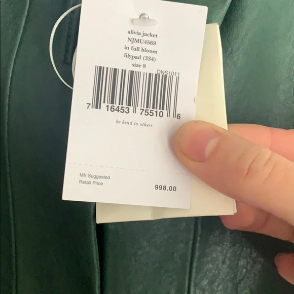 New KATE SPADE Alivia leather jacket - Picture 3 of 8